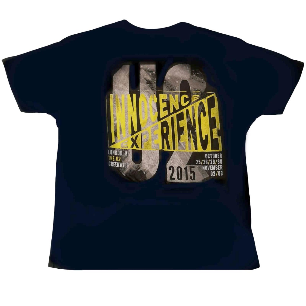 U2 - I+E London Event 2015 Tshirt Homme - Bleu